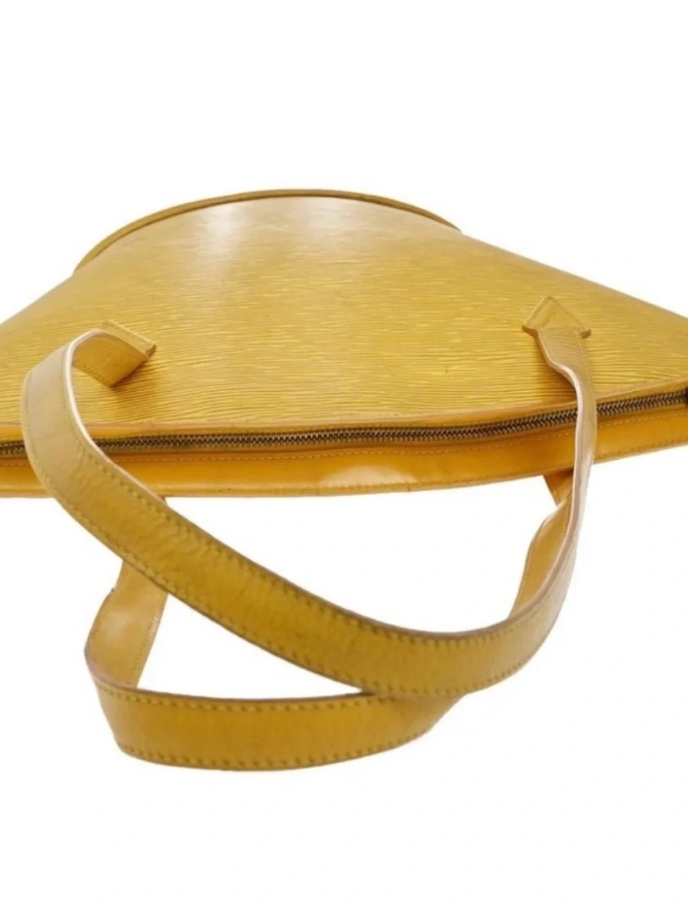 Louis Vuitton Yellow Epi Leather Shoulder Tote